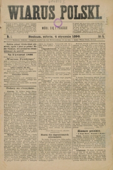 Wiarus Polski. R.6, nr 1 (4 stycznia 1896)