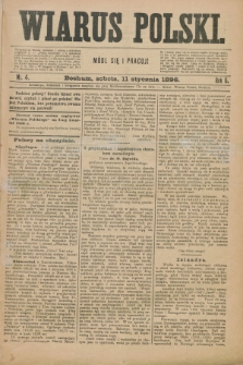 Wiarus Polski. R.6, nr 4 (11 stycznia 1896)