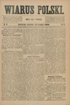 Wiarus Polski. R.6, nr 19 (15 lutego 1896)