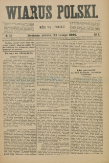 Wiarus Polski. R.6, nr 22 (22 lutego 1896)