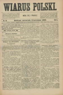 Wiarus Polski. R.6, nr 39 (2 kwietnia 1896)