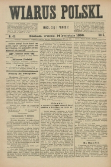 Wiarus Polski. R.6, nr 43 (14 kwietnia 1896)