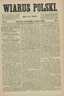 Wiarus Polski. R.6, nr 53 (7 maja 1896)