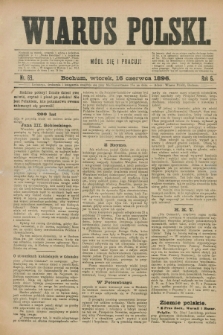 Wiarus Polski. R.6, nr 69 (16 czerwca 1896)