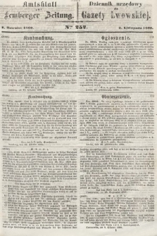 Amtsblatt zur Lemberger Zeitung = Dziennik Urzędowy do Gazety Lwowskiej. 1860, nr 252