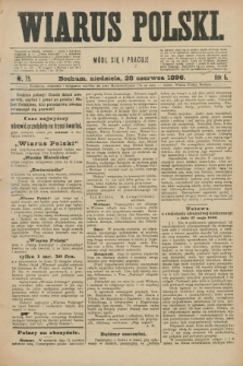 Wiarus Polski. R.6, nr 75 (28 czerwca 1896)