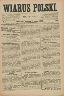 Wiarus Polski. R.6, nr 78 (7 lipca 1896)