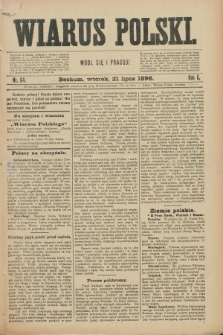 Wiarus Polski. R.6, nr 84 (21 lipca 1896)