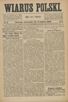 Wiarus Polski. R.6, nr 112 (24 września 1896)