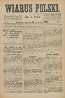 Wiarus Polski. R.6, nr 114 (29 września 1896)