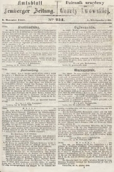 Amtsblatt zur Lemberger Zeitung = Dziennik Urzędowy do Gazety Lwowskiej. 1860, nr 254