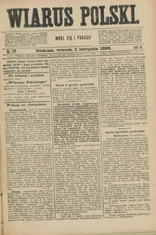 Wiarus Polski. R.6, nr 129 (3 listopada 1896)