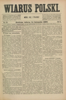 Wiarus Polski. R.6, nr 134 (14 listopada 1896)