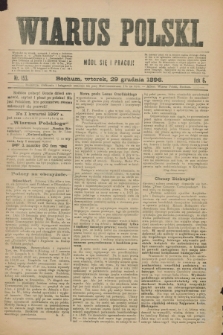 Wiarus Polski. R.6, nr 153 (29 grudnia 1896)