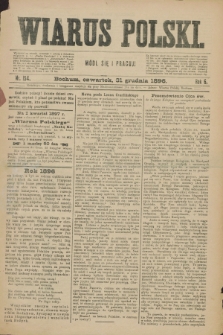 Wiarus Polski. R.6, nr 154 (31 grudnia 1896)