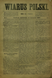 Wiarus Polski. R.7, nr 5 (14 stycznia 1897)