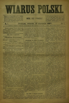 Wiarus Polski. R.7, nr 7 (19 stycznia 1897)