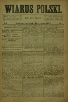 Wiarus Polski. R.7, nr 8 (21 stycznia 1897)