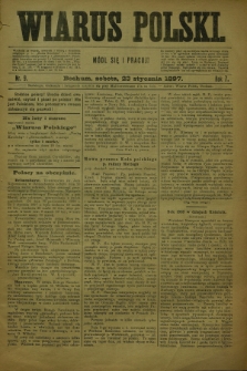 Wiarus Polski. R.7, nr 9 (23 stycznia 1897)