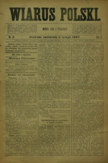 Wiarus Polski. R.7, nr 14 (4 lutego 1897)