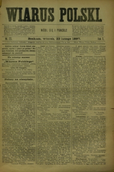 Wiarus Polski. R.7, nr 22 (23 lutego 1897)