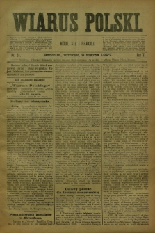 Wiarus Polski. R.7, nr 28 (9 marca 1897)