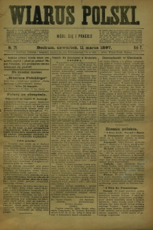 Wiarus Polski. R.7, nr 29 (11 marca 1897)
