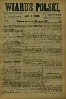 Wiarus Polski. R.7, nr 32 (18 marca 1897)