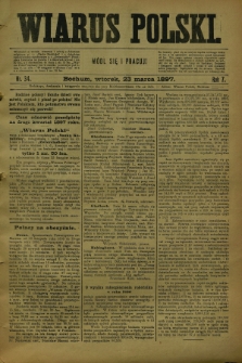 Wiarus Polski. R.7, nr 34 (23 marca 1897)