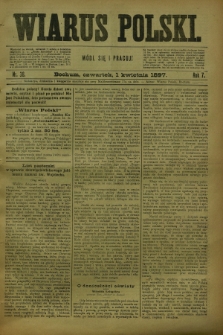 Wiarus Polski. R.7, nr 38 (1 kwietnia 1897)