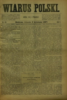 Wiarus Polski. R.7, nr 40 (6 kwietnia 1897)