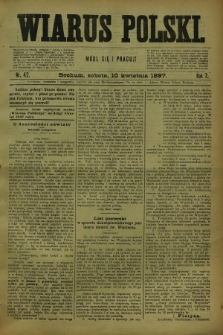 Wiarus Polski. R.7, nr 42 (10 kwietnia 1897)