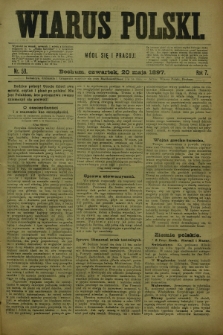 Wiarus Polski. R.7, nr 59 (20 maja 1897)