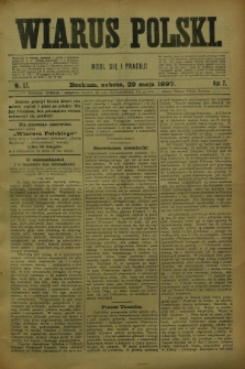 Wiarus Polski. R.7, nr 63 (29 maja 1897)