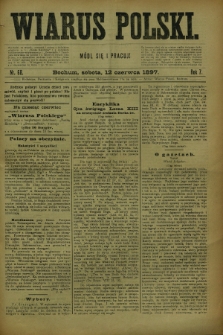 Wiarus Polski. R.7, nr 68 (12 czerwca 1897)