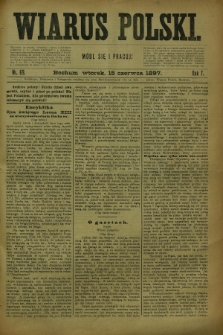 Wiarus Polski. R.7, nr 69 (15 czerwca 1897)