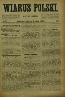 Wiarus Polski. R.7, nr 78 (6 lipca 1897)