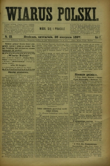 Wiarus Polski. R.7, nr 100 (26 sierpnia 1897)