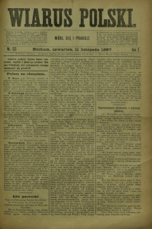 Wiarus Polski. R.7, nr 133 (11 listopada 1897)