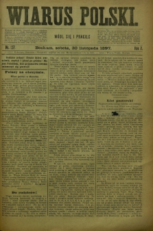 Wiarus Polski. R.7, nr 137 (20 listopada 1897)