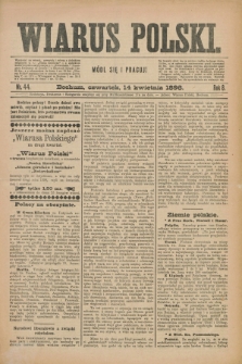 Wiarus Polski. R.8, nr 44 (14 kwietnia 1898)