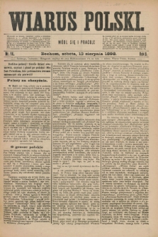 Wiarus Polski. R.8, nr 96 (13 sierpnia 1898)