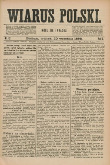 Wiarus Polski. R.8, nr 112 (20 września 1898)