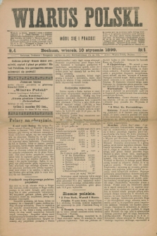 Wiarus Polski. R.9, nr 4 (10 stycznia 1899)