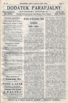 Dodatek Parafjalny do tygodnika „Niedziela” Parafji Wniebowzięcia Najświętszej Marji Panny. 1934, nr 18