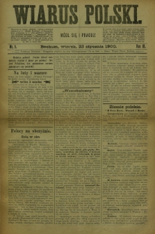 Wiarus Polski. R.10, nr 9 (23 stycznia 1900)