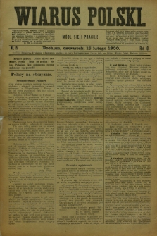 Wiarus Polski. R.10, nr 19 (15 lutego 1900)