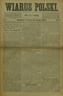 Wiarus Polski. R.10, nr 21 (20 lutego 1900)