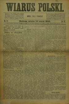 Wiarus Polski. R.10, nr 29 (10 marca 1900)
