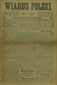 Wiarus Polski. R.10, nr 31 (15 marca 1900)